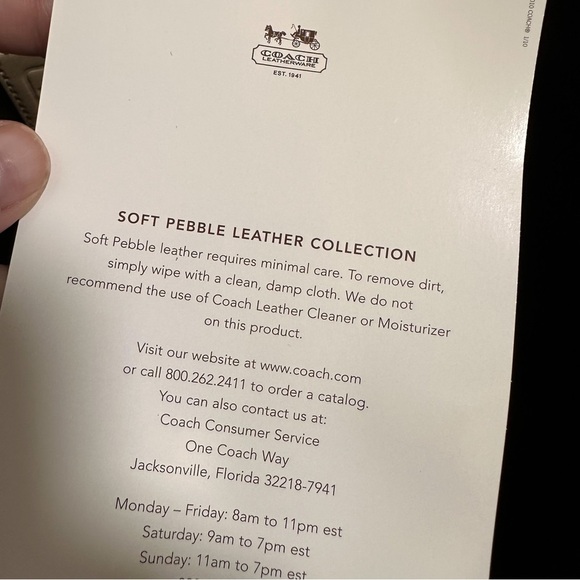 Coach Hamptons Vintage Braided Satchel Tan Sand Pebbled Leather NWT - Picture 11 of 12